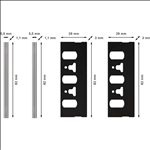 Bosch PRO Hobelmesser-Set, 4-tlg #2608838999
