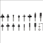 Bosch PRO Fasenfräser Set, 8 mm Schaft, 15-tlg #2607017472