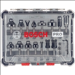 Bosch PRO Nutfräser- Set, gemischt, Schaft 8 mm, 15-tlg #2607017472