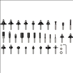 Bosch PRO Fräser Set, 8 mm Schaft, 30-tlg #2607017475