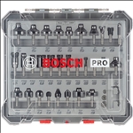 Bosch PRO Nutfräser- Set, gemischt, Schaft 8 mm, 30-tlg #2607017475