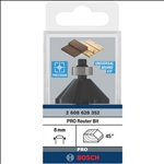Bosch PRO Fasefräser, 45°, Schaft 8 mm #2608628352