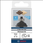 Bosch PRO Profilfräser klassisch, R 6,3, Schaft 8 mm #2608628356