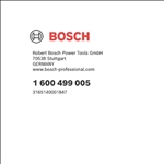 Bosch Anschlussstutzen #1600499005