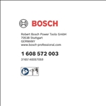 Bosch Schnellspannbohrfutter bis 13 mm, 1 - 13 mm, B16 #1608572003