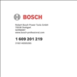 Bosch Schmelzkleber, 11 x 45 mm, 125 g, transparent #1609201219