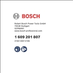 Bosch Kunststoffschweißdraht, 225 mm, 4 mm, Polyethylen (HDPE) schwarz #1609201807