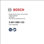 Bosch Metallplatte zu Fußplatte, passend zu: GST #2601098123