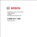 Bosch Papierfilterbeutel für PAS 11-21, PAS 12-27, PAS 12-27 F #2605411150