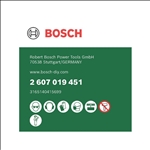 Bosch Lochsägen-Set, 5-teilig, Durchmesser: 60 - 92 mm #2607019451