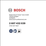 Bosch Nassfilterbeutel. Für Staubsauger #2607432039