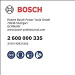 Bosch Grundplatte mit Handgriff und Absaugstutzen #2608000335