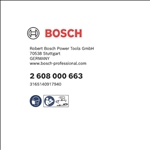 Bosch Filter, passend zu: GAS 18V-10 L Professional #2608000663