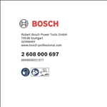 Bosch Entsorgungssack, 20 l, Kunststoff (5 Stk.) für GAS 12-25 PL. Für Staubsauger #2608000697