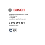 Bosch Vliesbeutel. Für Staubsauger #2608000891