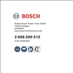 Bosch Senkkopf-Stift SK50 19G, 1,2 mm, 19 mm, verzinkt, 5000er-Pack #2608200512