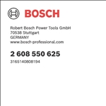 Bosch Gummi-Dichtring GRC 180, gestreckte Länge 708 mm #2608550625