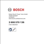 Bosch Spannzange ohne Spannmutter, 3 mm, für Bosch-Geradschleifer #2608570136