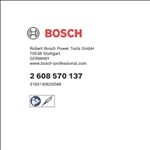 Bosch Spannzange ohne Spannmutter, 6 mm, für Bosch-Geradschleifer #2608570137