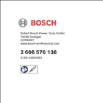 Bosch Spannzange ohne Spannmutter, 8 mm, für Bosch-Geradschleifer #2608570138