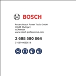 Bosch Adapter für Diamantbohrkronen, Maschinenseite SDS plus,Kronenseite G 1/2Zoll,240 #2608580864