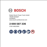 Bosch Diamanttrockenbohrkrone G 1/2-Zoll, Standard for Universal, 28mm, 350mm, 3, 7mm #2608587336