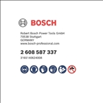 Bosch Diamanttrockenbohrkrone G 1/2-Zoll, Standard for Universal, 38mm, 150mm, 3, 7mm #2608587337