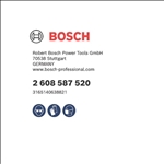 Bosch Schnellwechsel-Verlängerung, 1/4-Zoll Sechskantschaft für Flachfräsbohrer, 15mm #2608587520