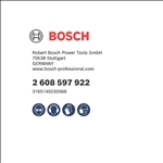 Bosch Zentrierbohrer für kurze Trockenbohrkronen, 300 mm #2608597922