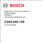 Bosch Kopierhülse für Bosch-Oberfräsen, mit Schnellverschluss, 17 mm #2609200139