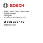 Bosch Kopierhülse für Bosch-Oberfräsen, mit Schnellverschluss, 24 mm #2609200140
