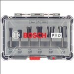 Bosch "PRO Nutfräser-Set, Schaft 1/4"", 6-tlg" #2607017467