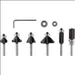 Bosch PRO Abrundfräser Set, 6 mm Schaft, 6-tlg #2607017468