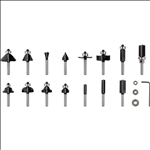 Bosch PRO Fasenfräser Set, 6 mm Schaft, 15-tlg #2607017471