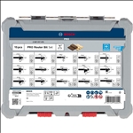 Bosch "PRO Fräsersatz gemischt, Schaft 1/4"", 15-tlg" #2607017473