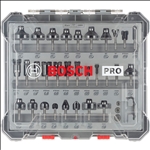 Bosch PRO Nutfräser- Set, gemischt, Schaft 6 mm, 30-tlg #2607017474