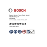 Bosch Hobelmesser, 56 mm, gerade, Carbide, 40°, 10 Stk. #2608000673