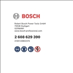 Bosch Schaft für Scheibenfräse mit Führungskugellager, 8 mm, D 22 mm, G 60,3 mm #2608629390