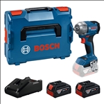 Bosch Akku-Drehschlagschrauber GDS 18V-350, 2 x Akku GBA 18V 4.0Ah in L-BOXX #06019M5022