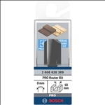 Bosch PRO Nutfräser, zweischneidig, Ø 18 x L 24,6, Schaft 8 mm #2608628389