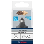 Bosch PRO Abrundfräser, R 8, Schaft 8 mm #2608628341