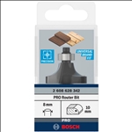 Bosch PRO Abrundfräser, R 10, Schaft 8 mm #2608628342