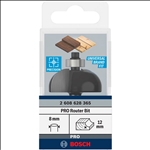 Bosch PRO Hohlkehlfräser, R 12, Schaft 8 mm #2608628365