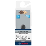 Bosch PRO Hohlkehlfräser, R 6, Schaft 8 mm #2608628368