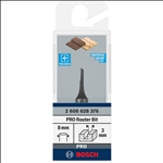 Bosch PRO Nutfräser, einschneidig, Ø 3 x L 8, Schaft 8 mm #2608628376
