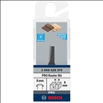 Bosch PRO Nutfräser, zweischneidig, Ø 6 x L 15,7, Schaft 8 mm #2608628379