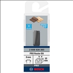 Bosch PRO Nutfräser, zweischneidig, Ø 10 x L 19,6, Schaft 8 mm #2608628383