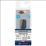 Bosch PRO Nutfräser, zweischneidig, Ø 15 x L 19,6, Schaft 8 mm #2608628387