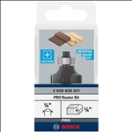 Bosch "PRO Abrundfräser, R 1/4"", Schaft 1/4""" #2608628421