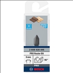 Bosch PRO V-Nutfräser, 90° x Ø 9,5, Schaft 6 mm #2608628446